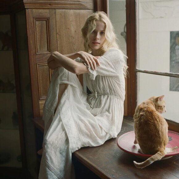 Doen Primrose Dress in Salt - Picture 2 of 6